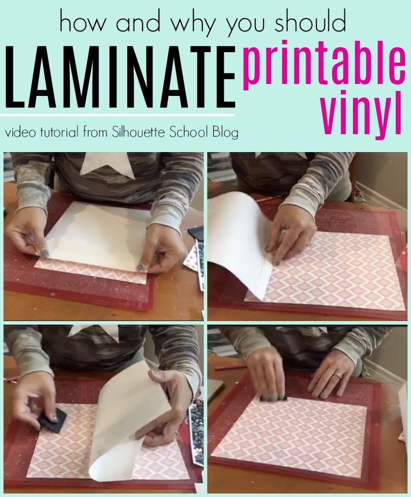 How (and Why) to Add Laminate Over Printable Vinyl (Video Tutorial
